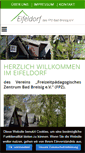 Mobile Screenshot of fpz-eifeldorf.de